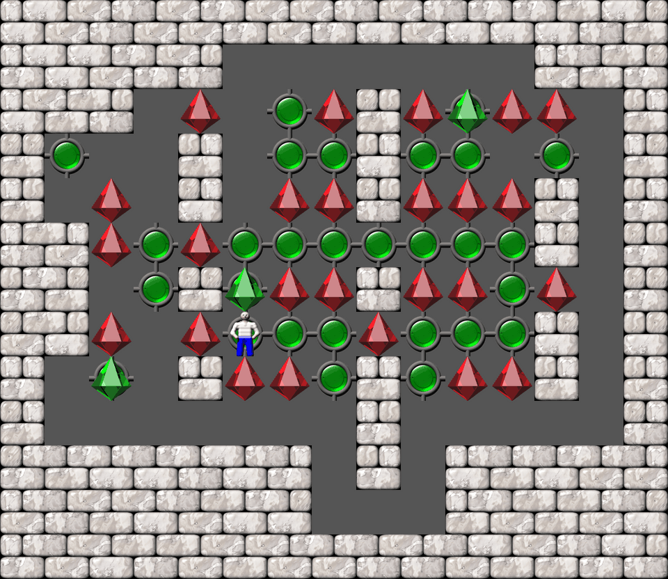 Сокобан More Bugs collections уровень 609